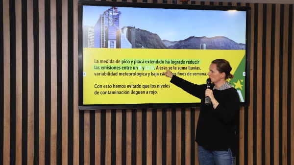 Carolina Urrutia declaraciones sobre calidad del aire.