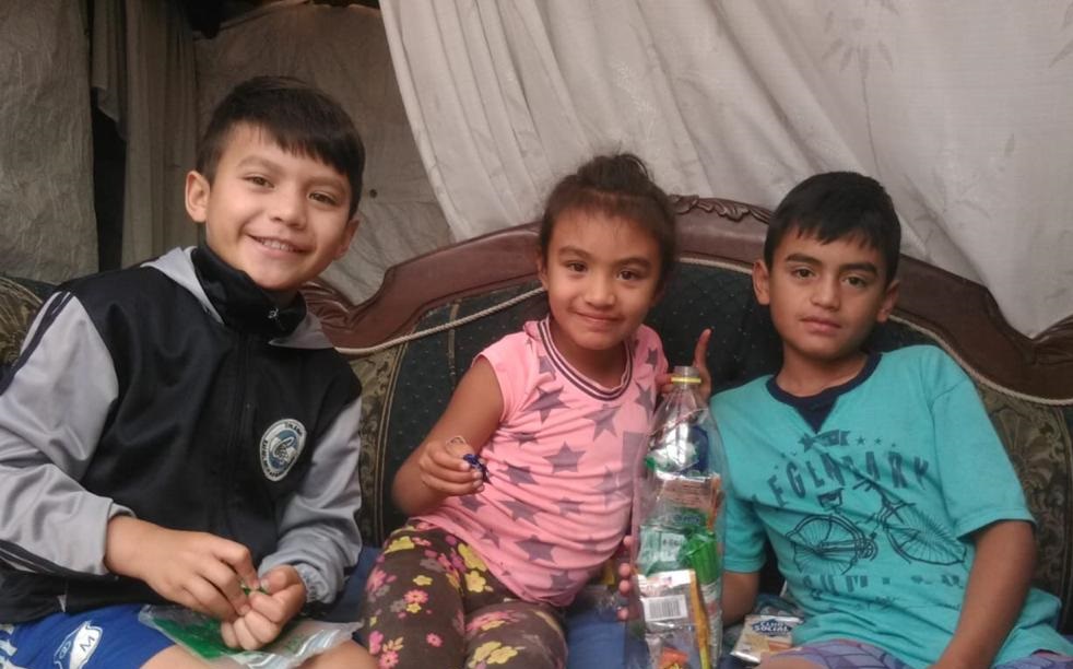 Niños pertenecientes al Centro Amar Candelaria de la Secretaría Distrital de Integración Social.