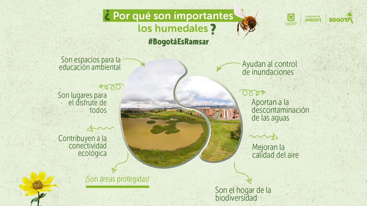 Bogotá cuenta con el único complejo de humedales urbanos de Latinoamérica reconocido por Ramsar