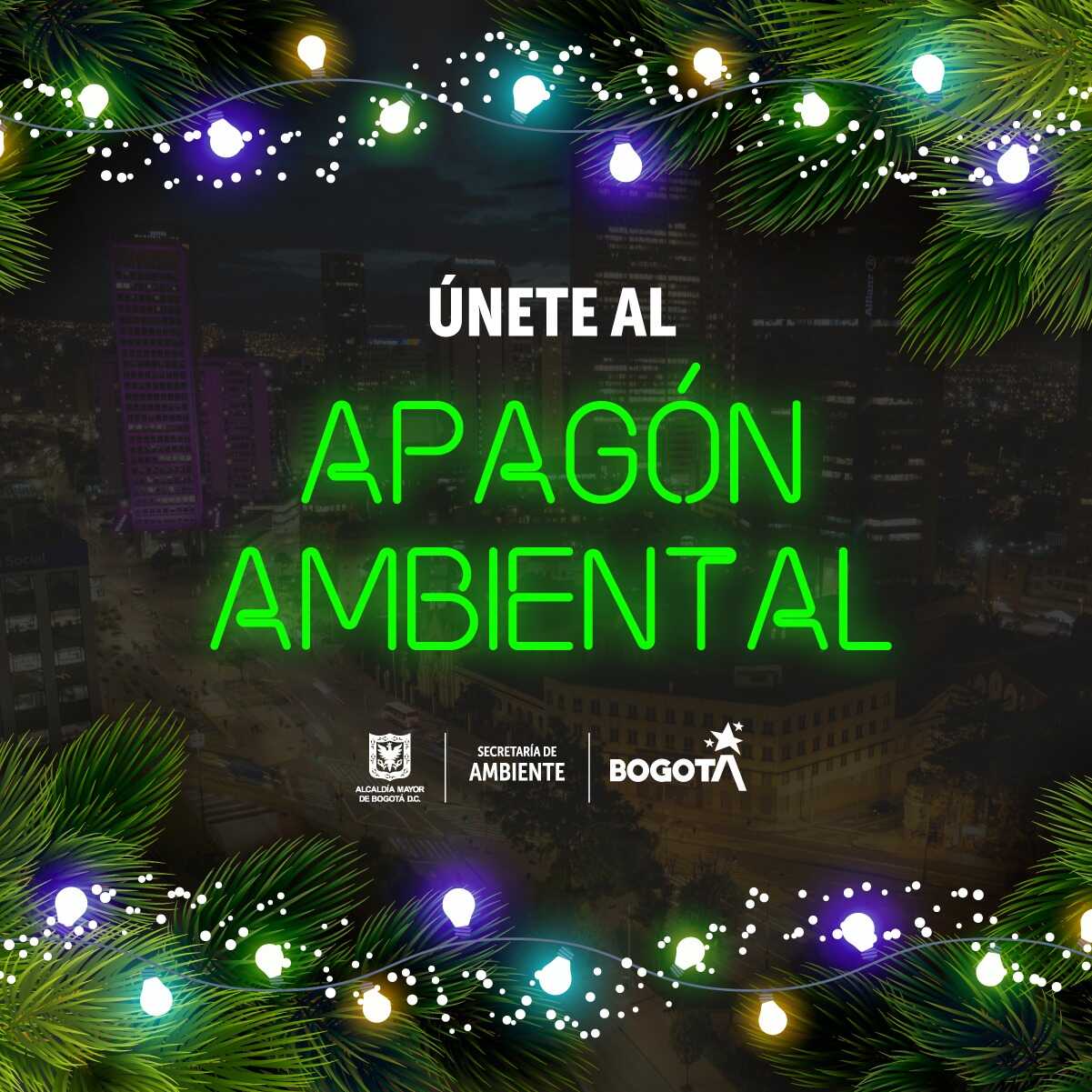 Diseño informativo apagón ambiental 