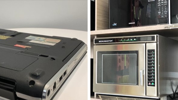 Los aparatos eléctricos y electrónicos requieren un manejo especial y deben ser dispuestos de manera correcta. Foto: Comunicaciones, Secretaría de Ambiente. Fotografía de aparatos electrónicos y eléctricos