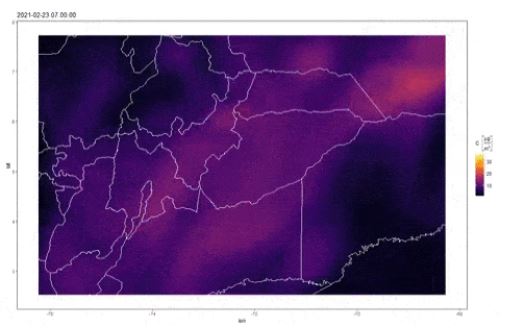 Polvo del Sahara podría incrementar los niveles de concentración de material particulado en Bogotá