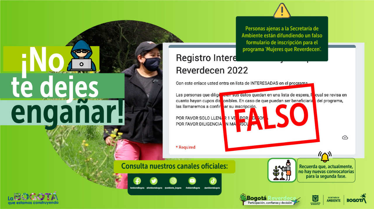 Fake News: Este Formulario De Inscripción Al Programa 'Mujeres Que ...