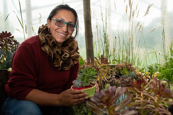 Doris Orozco es líder comunitaria de las veredas ubicadas en la cuenca alta del río Tunjuelo. 