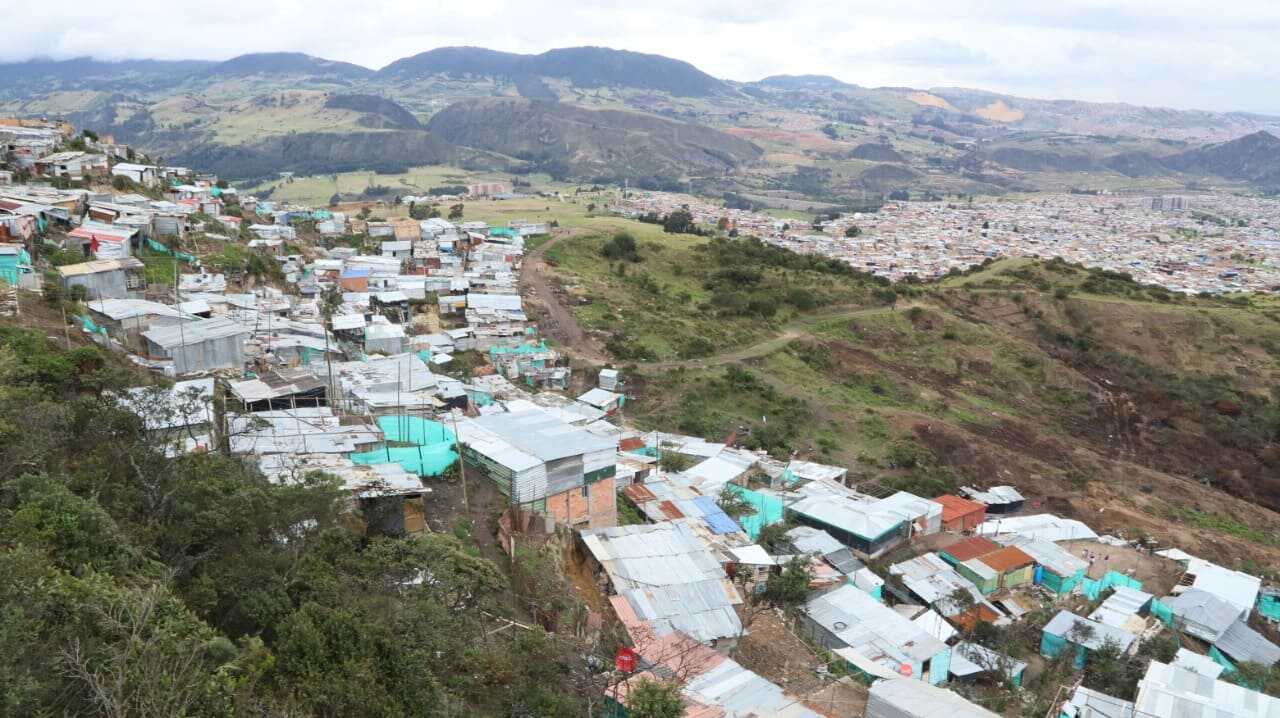 Panorámica sur de Bogotá