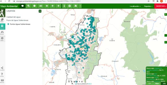 Interfaz visor geográfico 