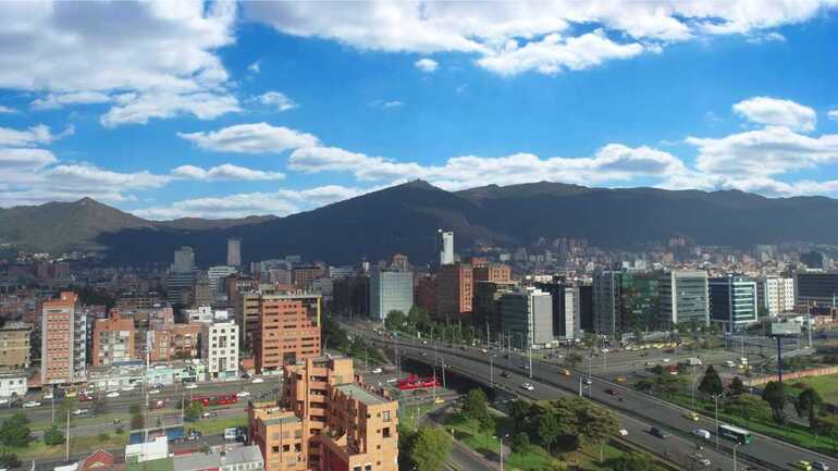 Bogotá y los cerros orientales