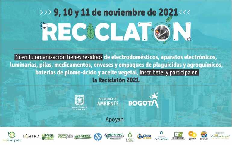Se aproxima nueva jornada de recolección masiva de residuos especiales y peligrosos en Bogotá