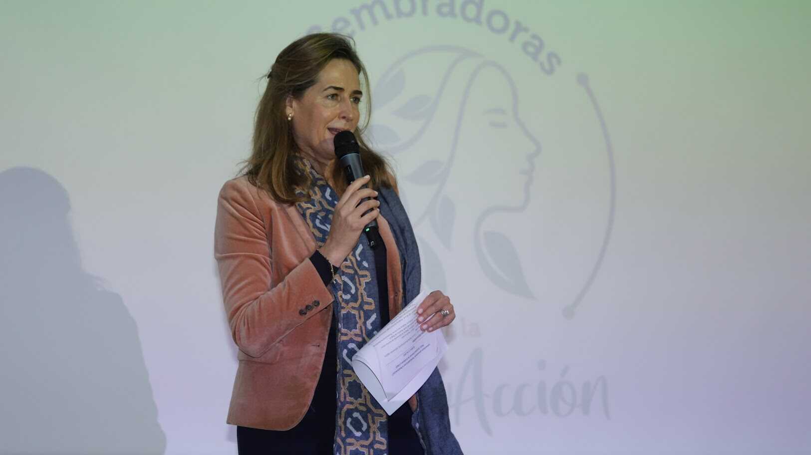 Representante residente de PNUD, Sara Ferrer. Foto: Comunicaciones, Secretaría de Ambiente.