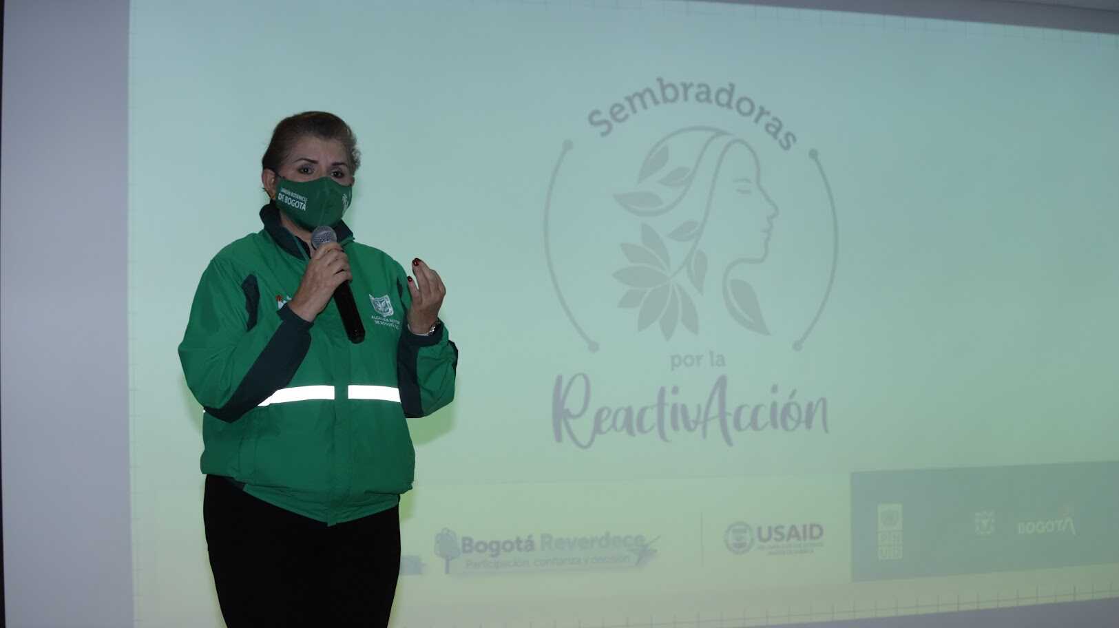 Directora de Jardín Botánico, Martha Perdomo. Foto: Comunicaciones, Secretaría de Ambiente.