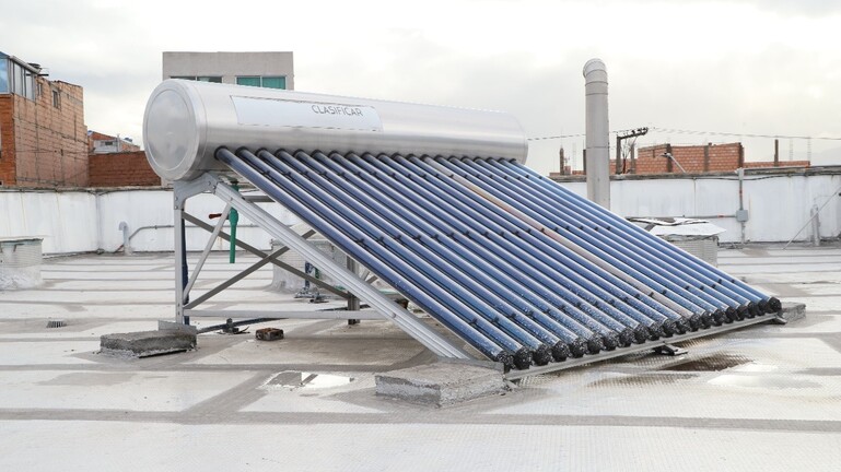 Imagen de un panel solar