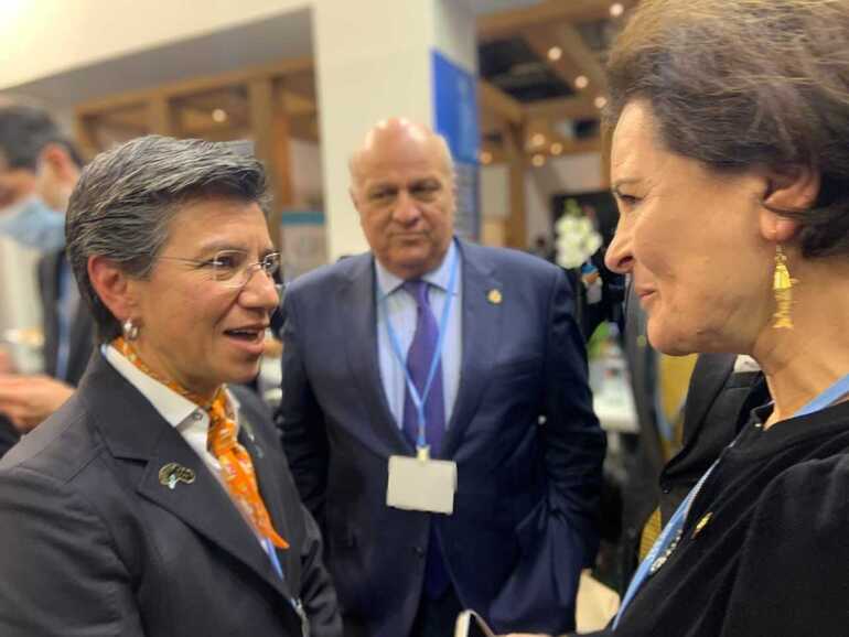 Secretaria de Ambiente, Carolina Urrutia acompaña a la alcaldesa de Bogotá en la COP26