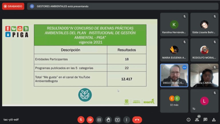 Reconocimiento empresas por buenas prácticas ambientales