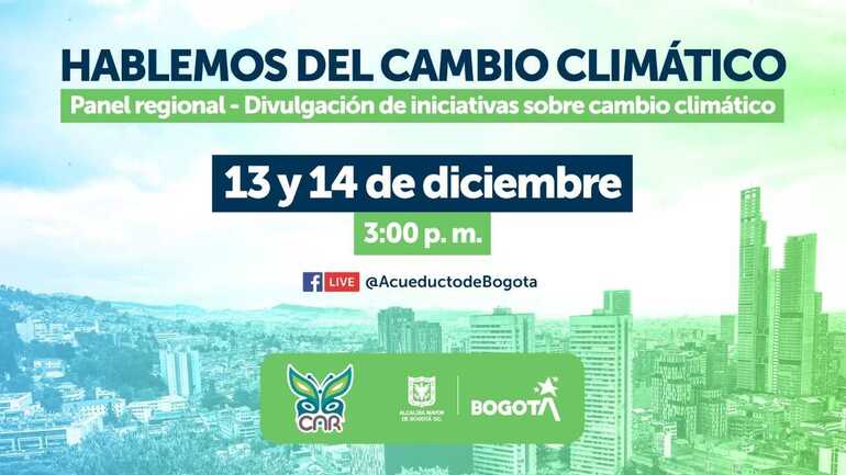 Pieza gráfica del foro sobre cambio climático