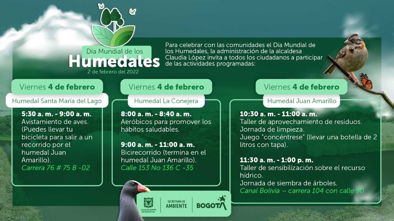Programación jornadas de avistamiento