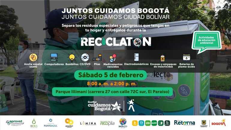 Ciudad Bolívar se prepara para una nueva jornada de 'Reciclatón'