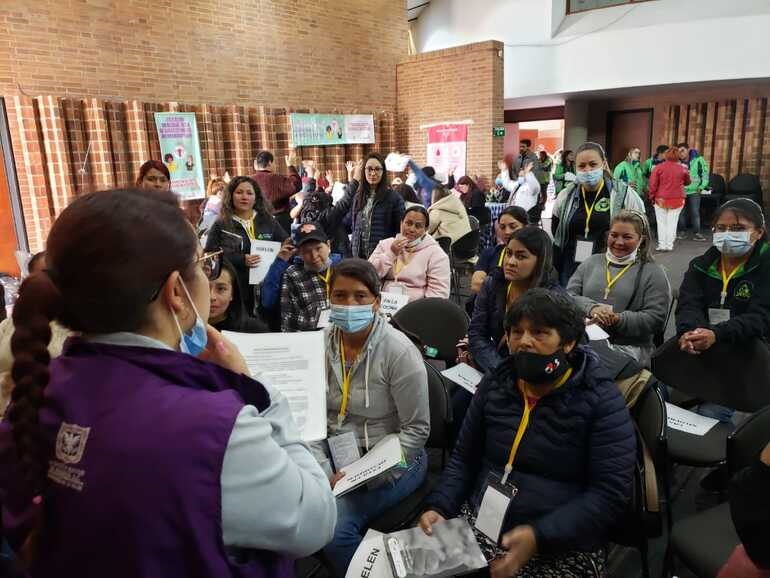 Cortesía Uaesp. Encuentro de mujeres recicladoras