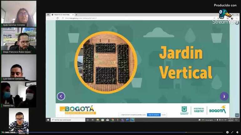 Capacitación virtual sobre jardines verticales