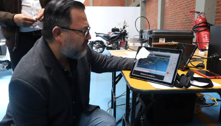 medición de partículas en vehículos