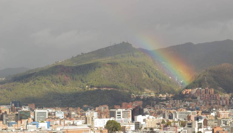 panorámica de la ciudad de Bogotá