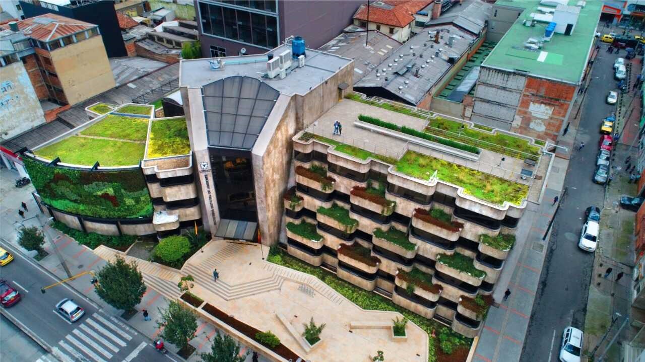 Edificio de la Secretaría de Ambiente.