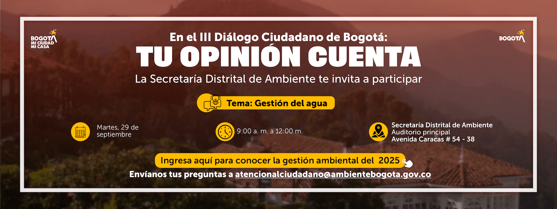 Banner servicio de aseo en Bogotá
