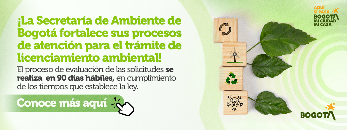 Banner SDA fortalece atención para el trámite de licenciamiento ambiental