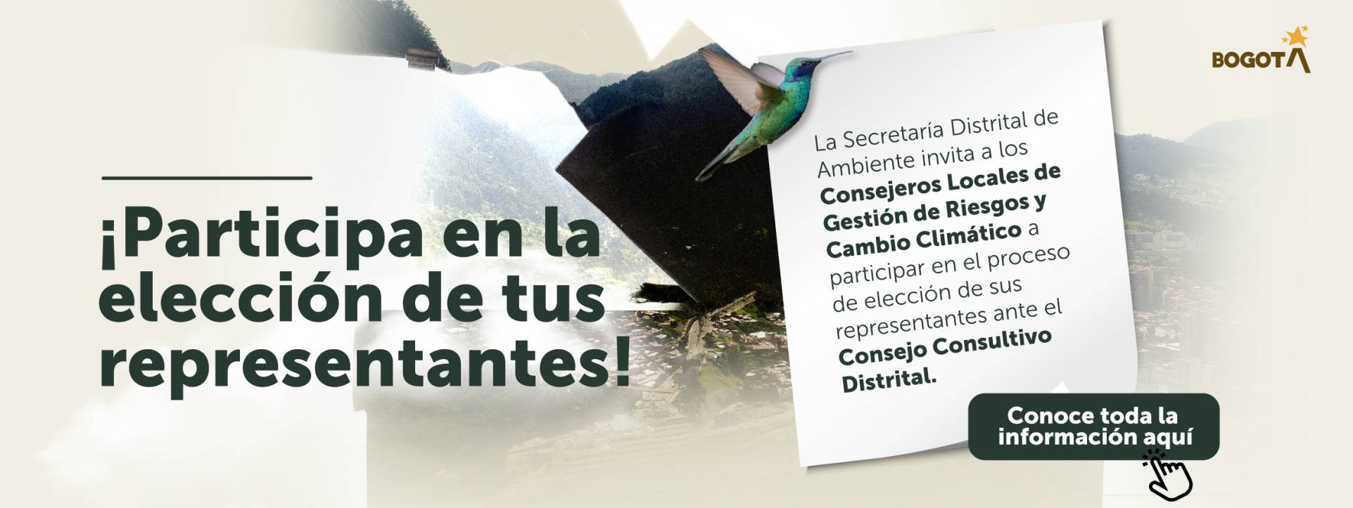 Participa en las elecciones de tus representantes