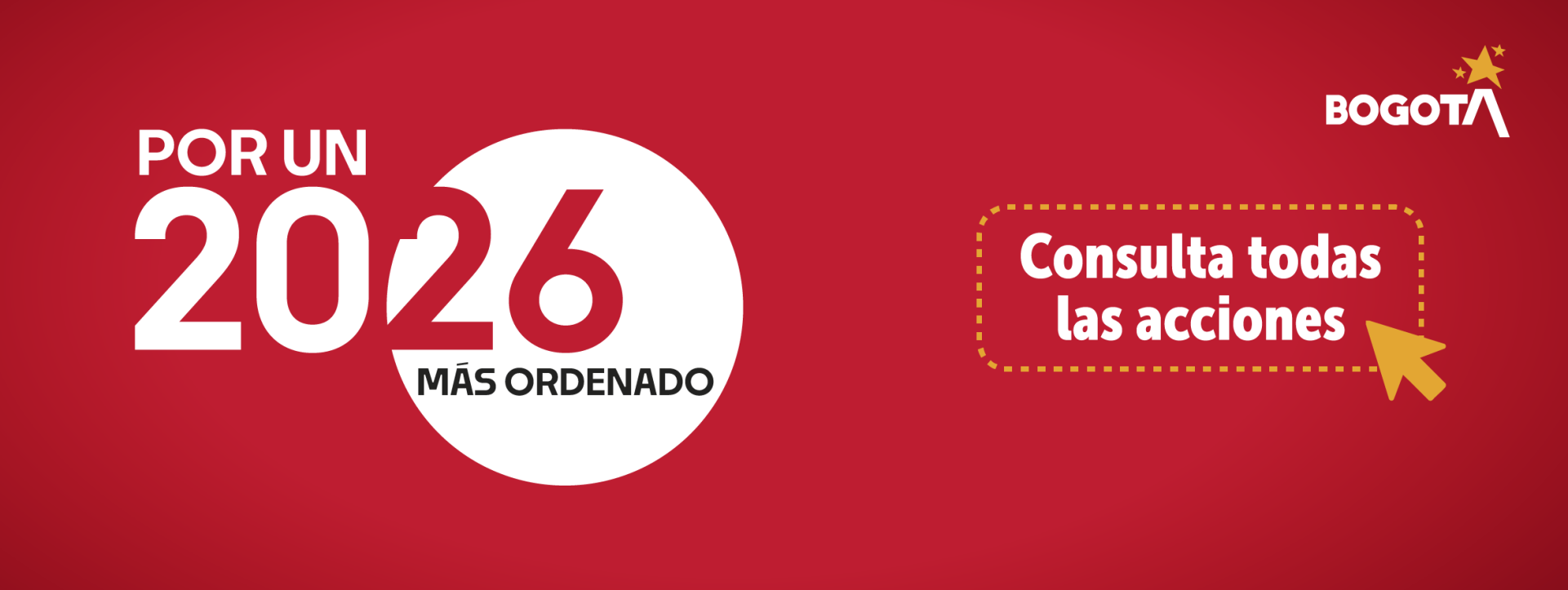 Banner por un 2026 más ordenado